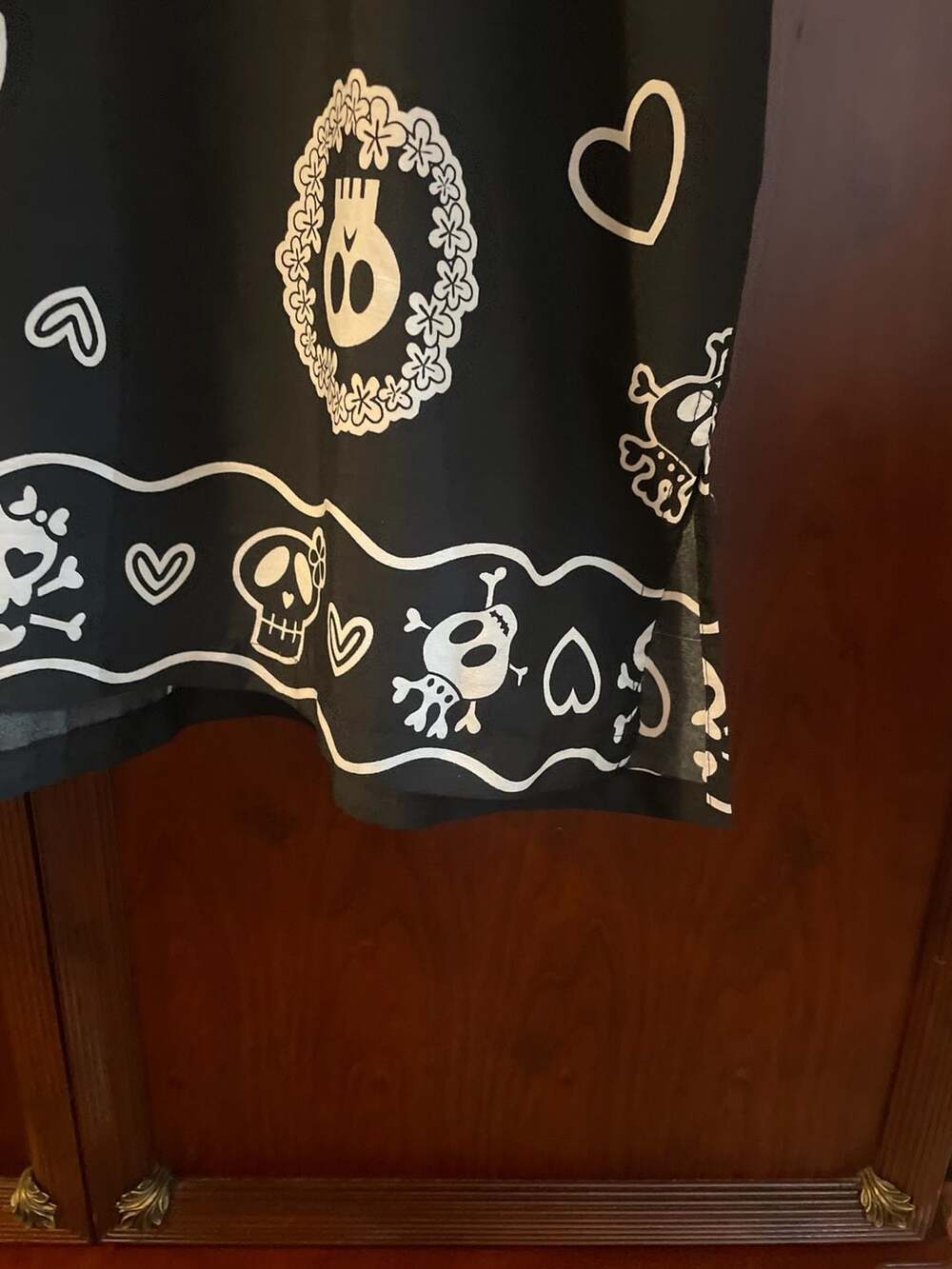 Happy Bay Skulls and Hearts Short Sleeve Button Down Shirt XXL - Picture 8 of 14